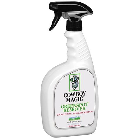 Tackle Tough Stains with the Cowboy Magic Green Spot Remover: A Horse Owner's Best Friend